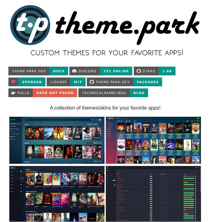 Themepark Dev Theme.park screenshot