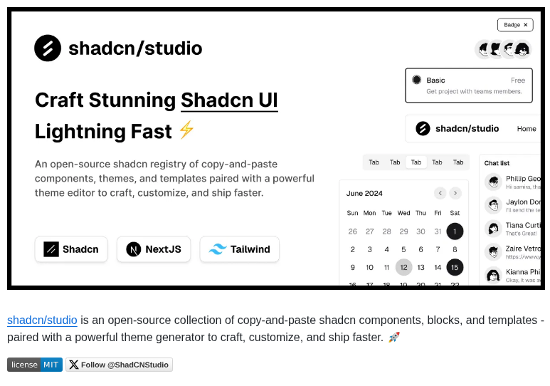 Themeselection Shadcn Studio screenshot