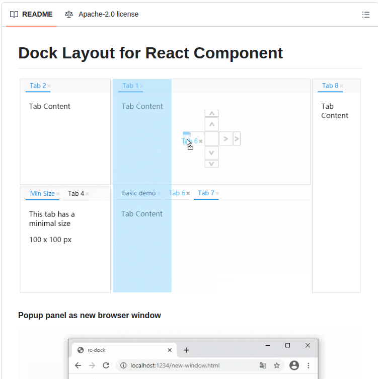 Ticlo Rc Dock screenshot