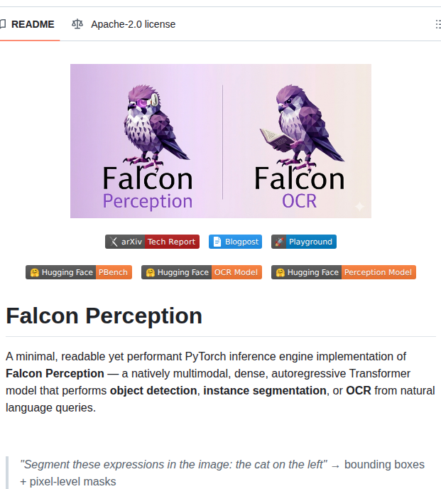 Tiiuae Falcon Perception screenshot