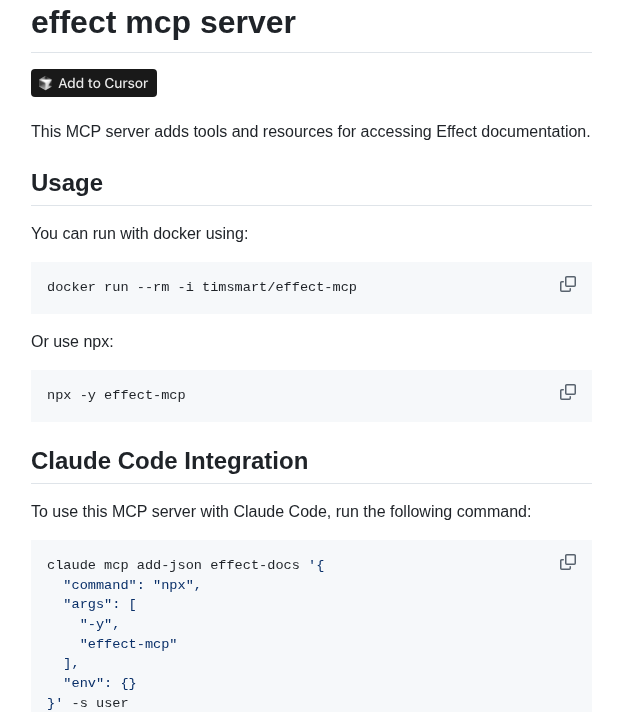 Tim Smart Effect Mcp screenshot