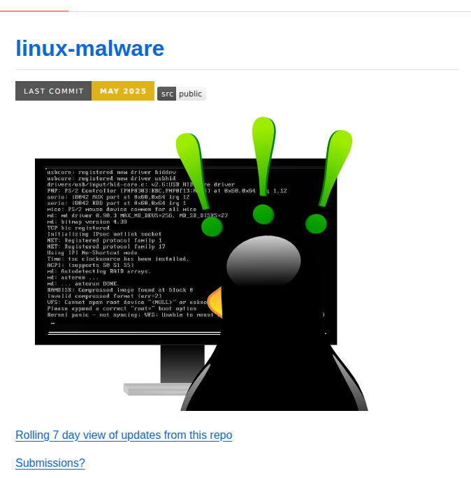 Timb Machine Linux Malware screenshot