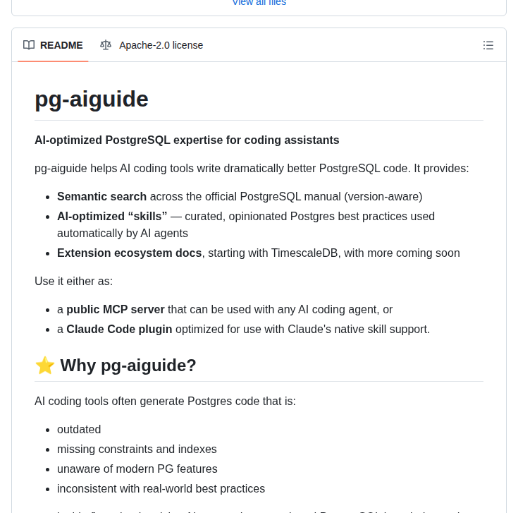 Timescale Pg Aiguide screenshot