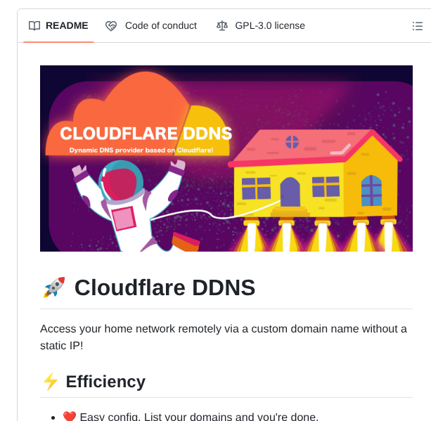 Timothymiller Cloudflare Ddns screenshot