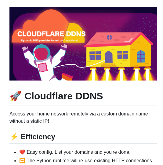 Timothymiller Cloudflare Ddns screenshot