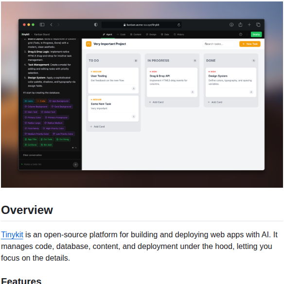 Tinykit Studio Tinykit screenshot