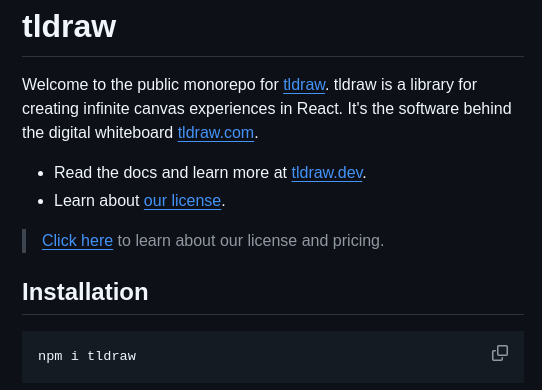 Tldraw Tldraw screenshot