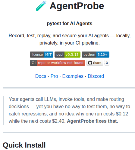 Tomerhakak Agentprobe screenshot