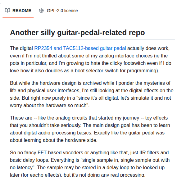 Torvalds Audionoise screenshot