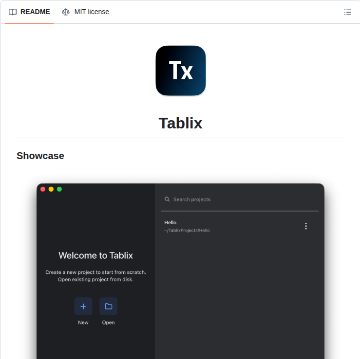 Toshmukhamedov Tablix screenshot