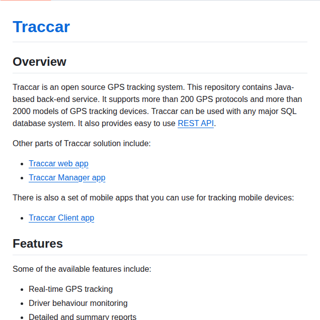 Traccar Traccar screenshot