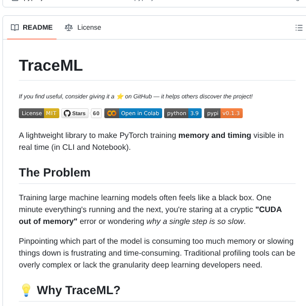 Traceopt Ai Traceml screenshot