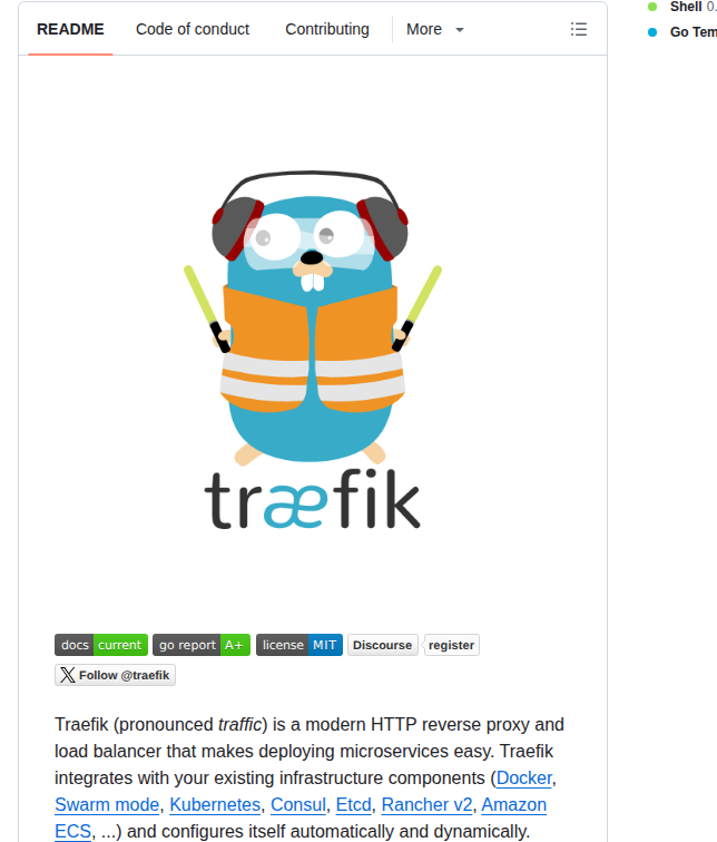 Traefik Traefik screenshot