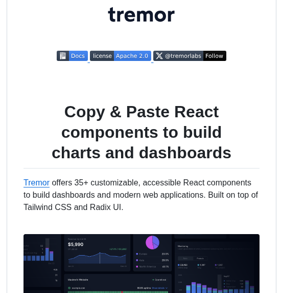Tremorlabs Tremor screenshot