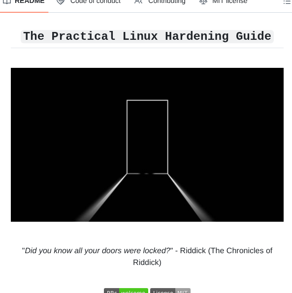 Trimstray The Practical Linux Hardening Guide screenshot