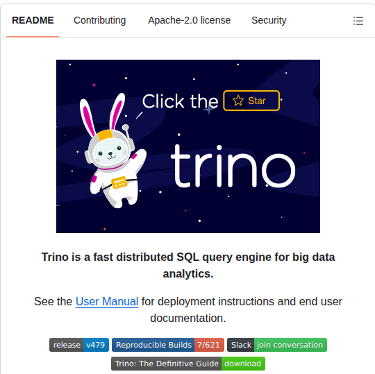 Trinodb Trino screenshot