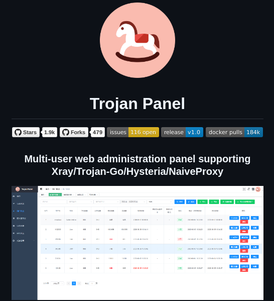 Trojanpanel Install Script screenshot