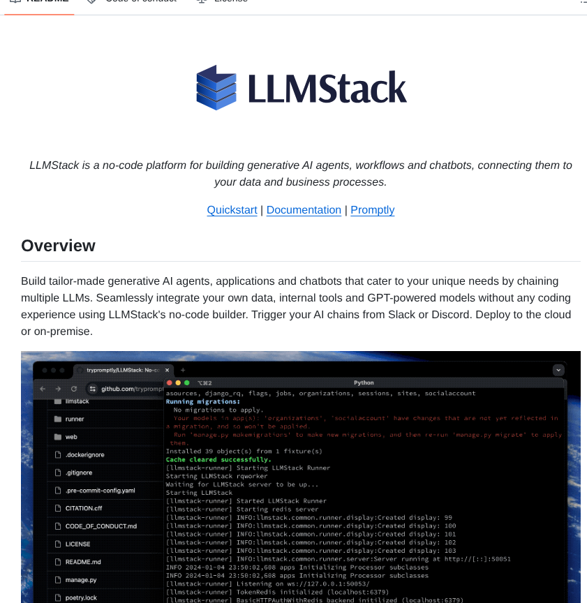 Trypromptly Llmstack screenshot