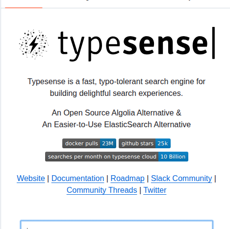 Typesense Typesense screenshot