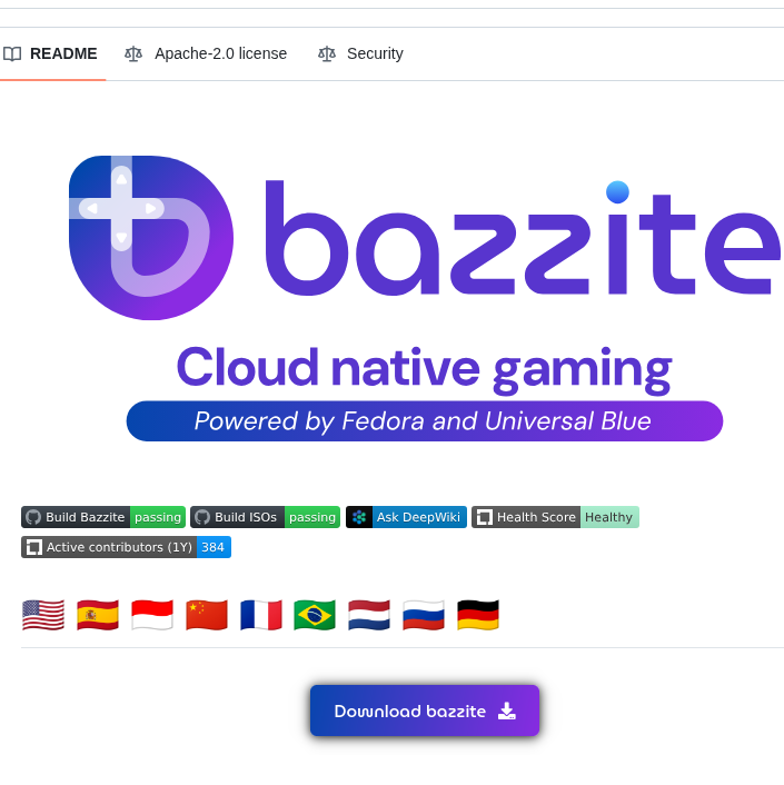 Ublue Os Bazzite screenshot