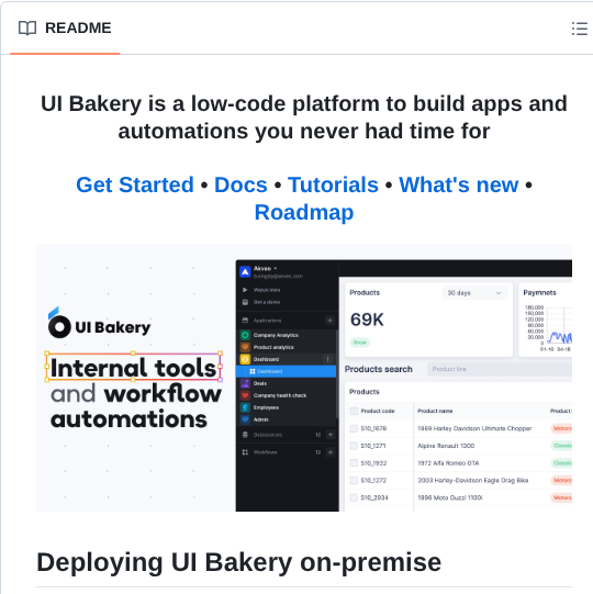 Uibakery Self Hosted screenshot