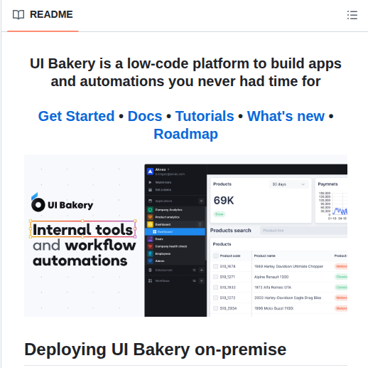 Uibakery Self Hosted screenshot