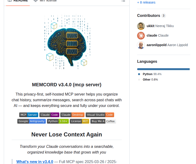 Ukkit Memcord screenshot