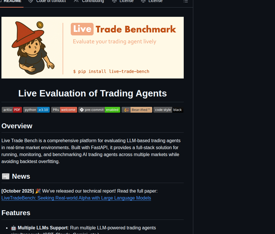 Ulab Uiuc Live Trade Bench screenshot