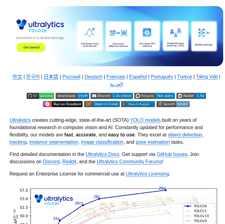 Ultralytics Ultralytics screenshot