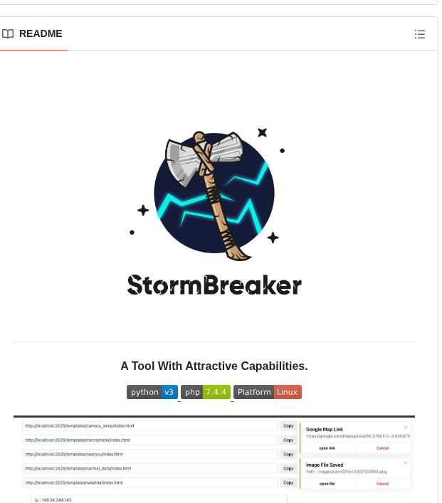 Ultrasecurity Storm Breaker screenshot
