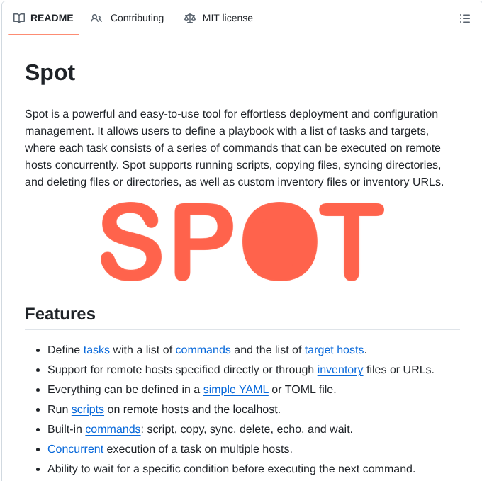 Umputun Spot screenshot
