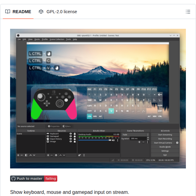 Univrsal Input Overlay screenshot
