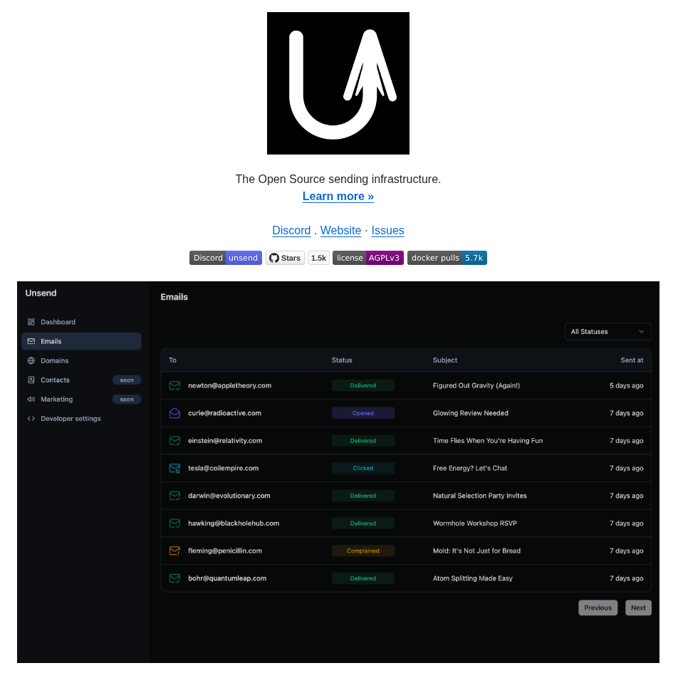 Unsend Dev Unsend screenshot