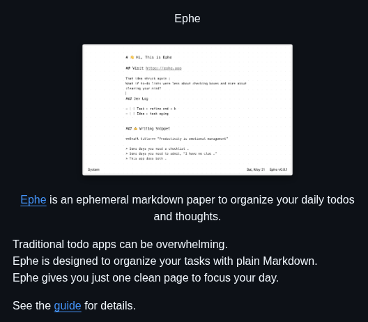 Unvalley Ephe screenshot