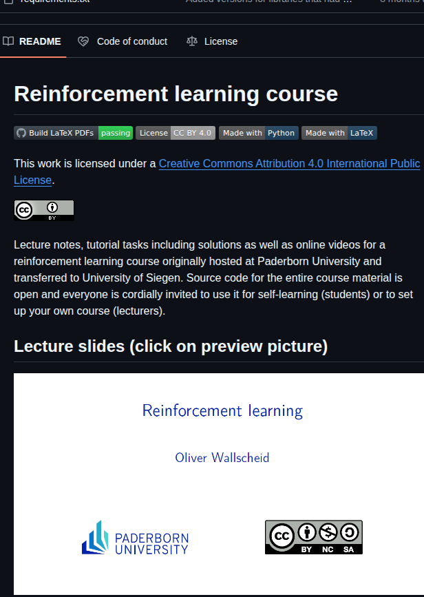 Upb Lea Reinforcement_learning_course_materials screenshot