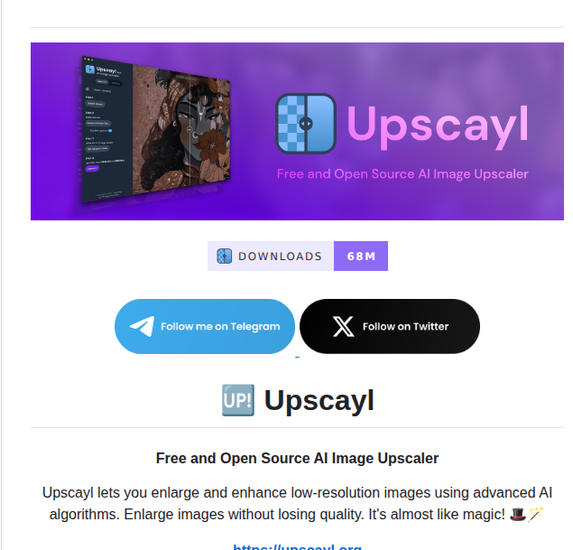 Upscayl Upscayl screenshot