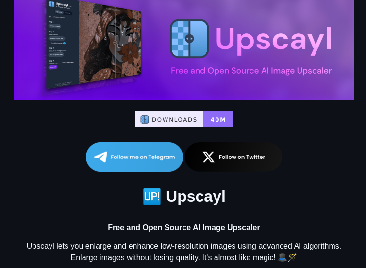 Upscayl Upscayl screenshot