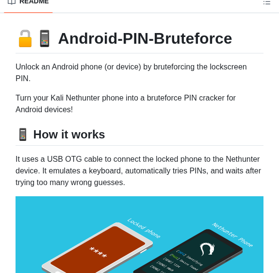 Urbanadventurer Android Pin Bruteforce screenshot