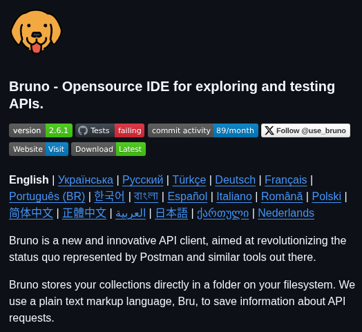 Usebruno Bruno screenshot