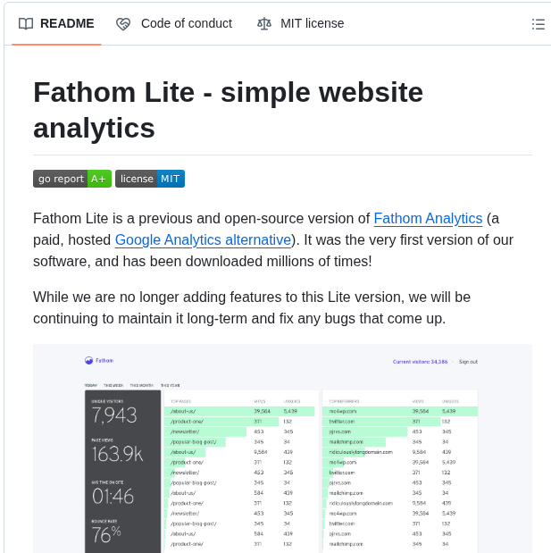 Usefathom Fathom screenshot