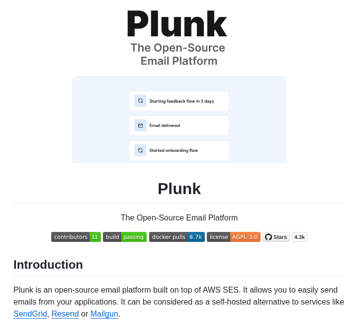 Useplunk Plunk screenshot