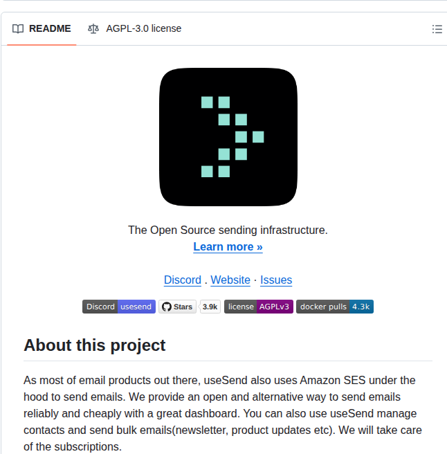 Usesend Usesend screenshot