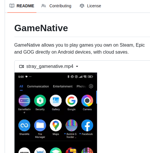 Utkarshdalal Gamenative screenshot