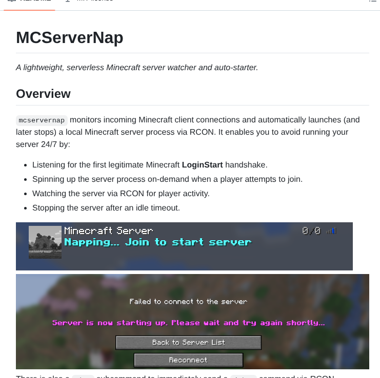Uwuhazelnut Mcservernap screenshot