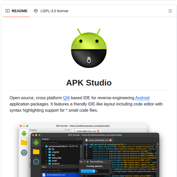 Vaibhavpandeyvpz Apkstudio screenshot