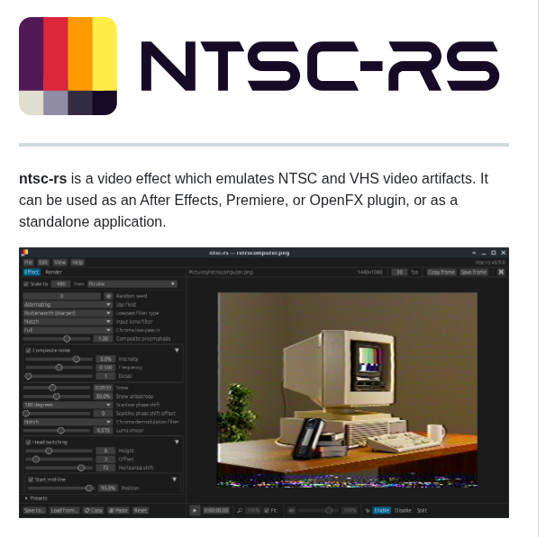 Valadaptive Ntsc Rs screenshot