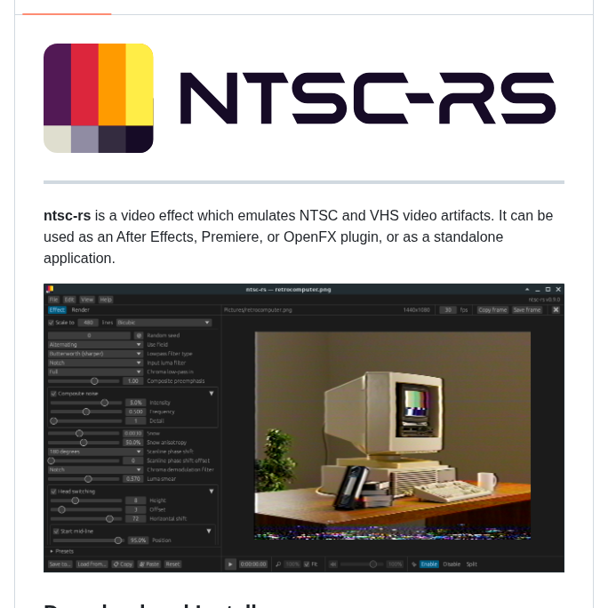Valadaptive Ntsc Rs screenshot