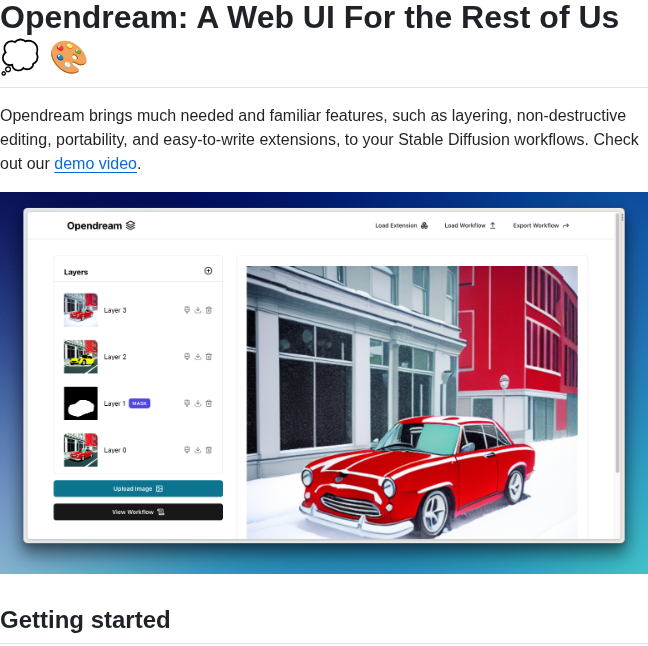Varunshenoy Opendream screenshot