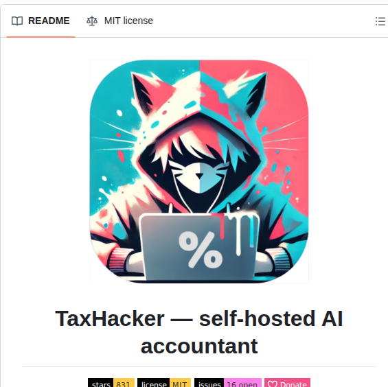 Vas3k Taxhacker screenshot