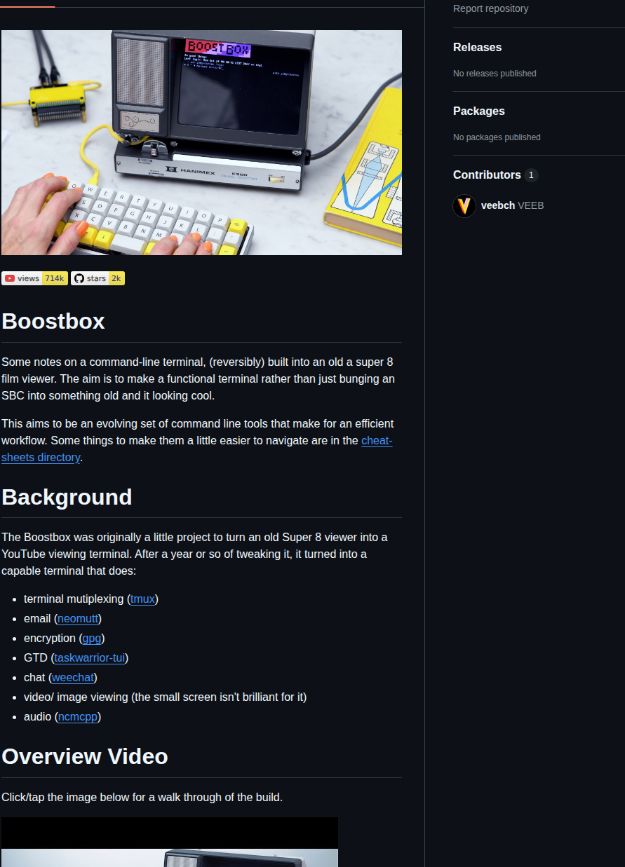 Veebch Boostbox screenshot